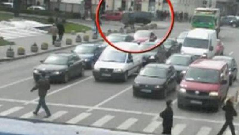 VIDEO! Accident spectaculos in Cluj-Napoca