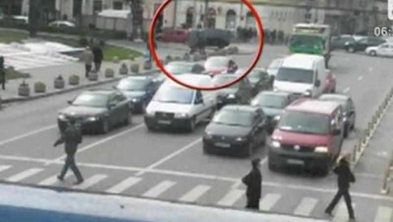VIDEO! Accident spectaculos in Cluj-Napoca