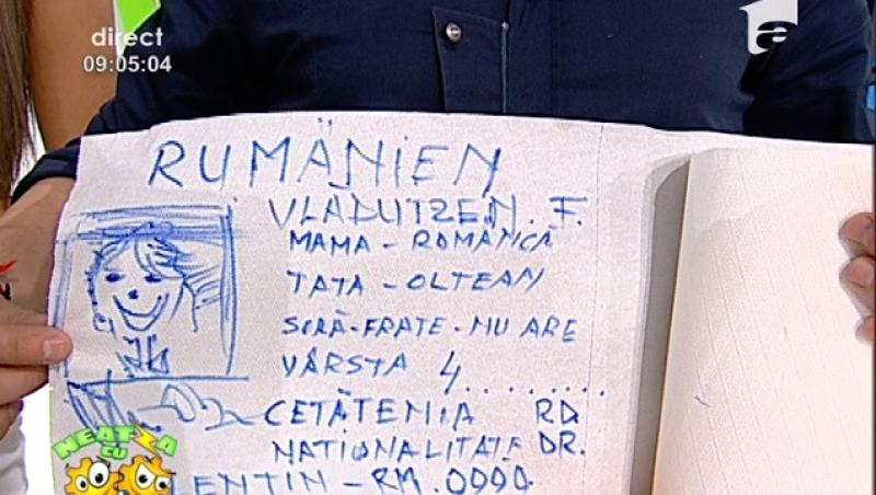 VIDEO! Vezi cum arata buletinul unui emigrant roman!