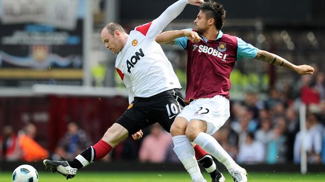 West Ham - Manchester United 2-4/ Rooney a reusit un hattrick