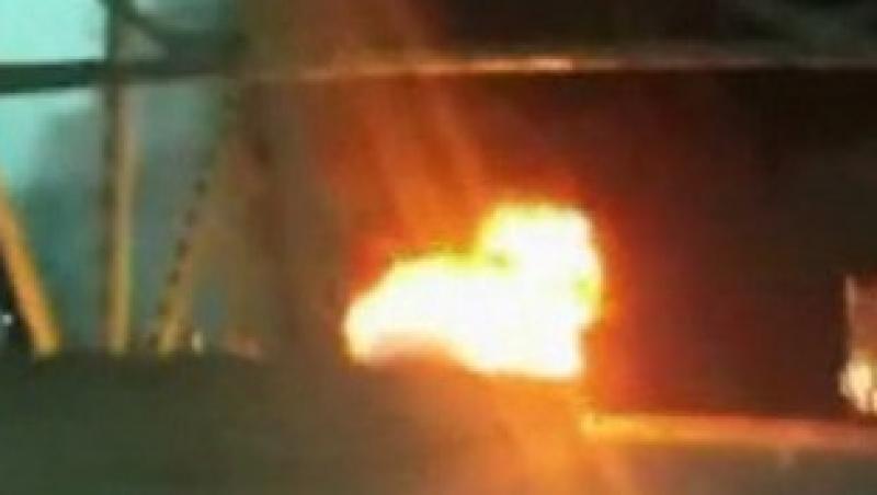 SUA: Un camion ce transporta nitrogen lichid a explodat pe o autostrada