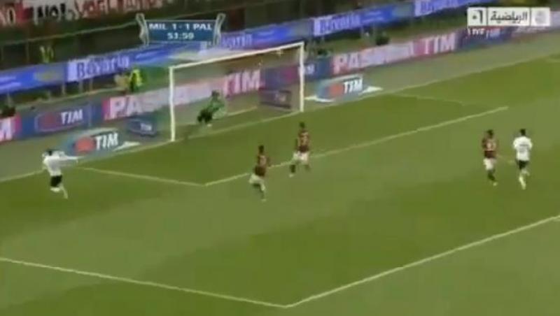 VIDEO! Milan - Palermo 2-2/ Goian, aproape de finala Cupei Italiei