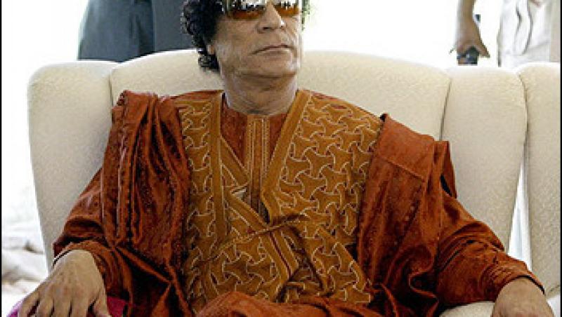 Biroul lui Muammar Gaddafi, distrus de avioanele NATO