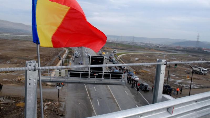 Record! Romania a construit 30 de metri de autostrada pe zi in 2010