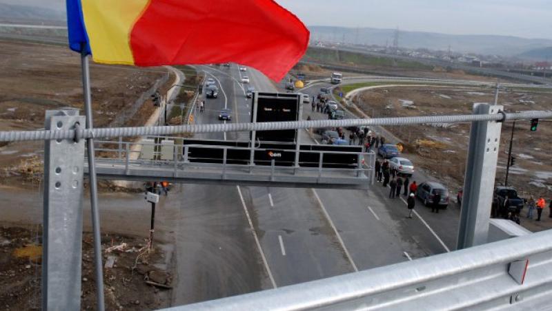 Record! Romania a construit 30 de metri de autostrada pe zi in 2010