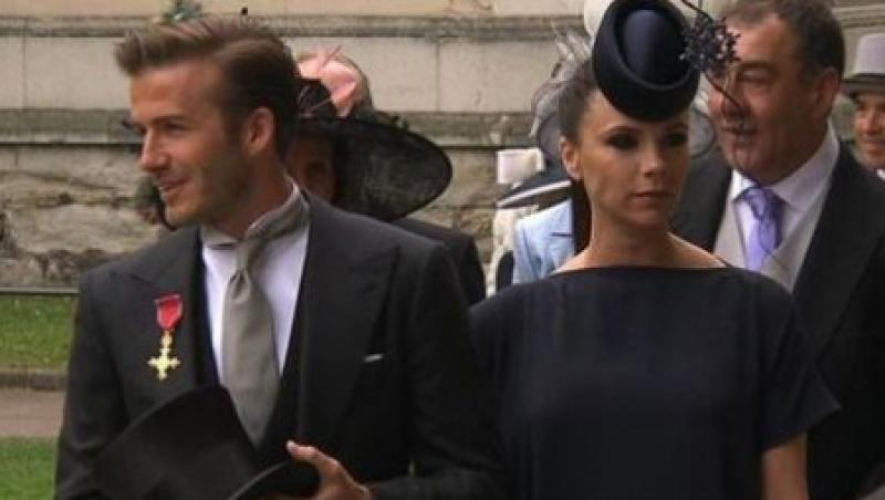 David Beckham si Victoria au participat la nunta regala