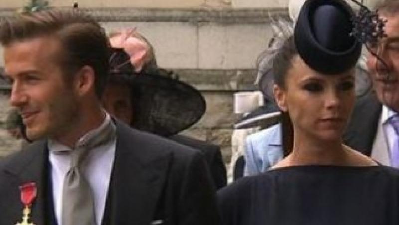 David Beckham si Victoria au participat la nunta regala