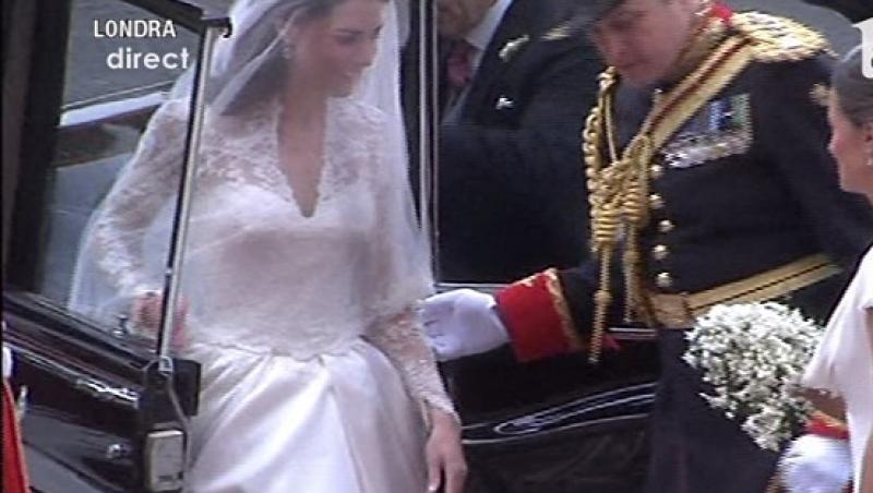 FOTO! Uite-o pe Kate Middleton mireasa!