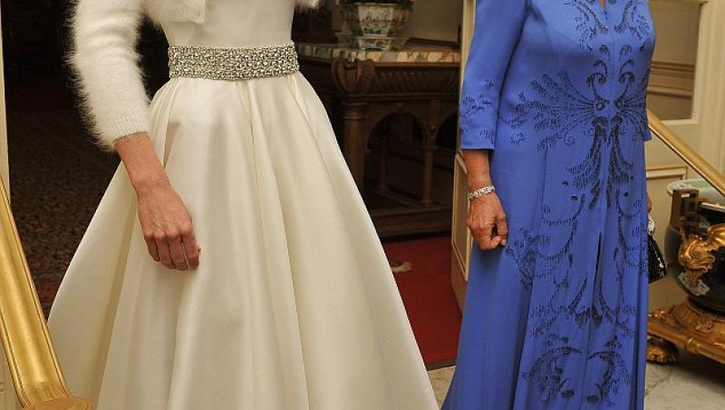 FOTO! Kate Middleton, in a doua rochie de mireasa
