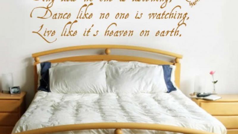 FOTO! Pereti cu mesaje motivationale