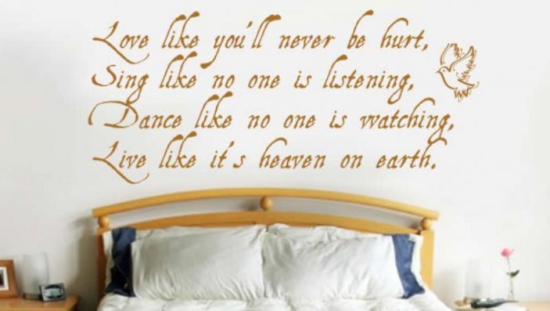 FOTO! Pereti cu mesaje motivationale