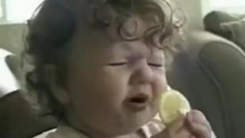 VIDEO! Copiii si reactiile la fructele acre