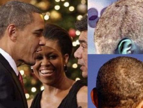 O cicatrice de pe scalpul lui Obama da nastere la teorii ale conspiratiei