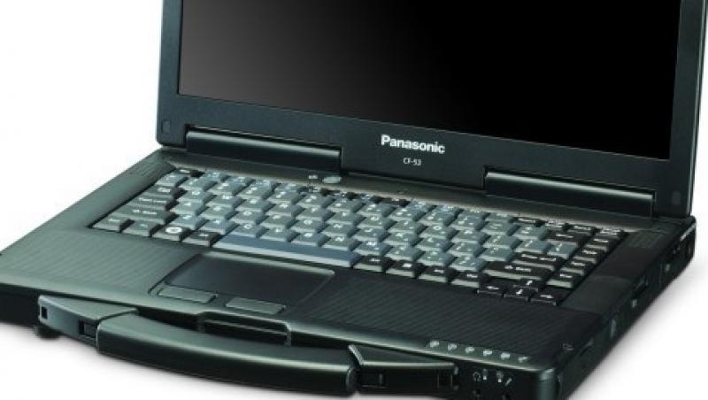 VIDEO! Toughbook CF 53 de la Panasonic - laptop, touchscreen, servieta!