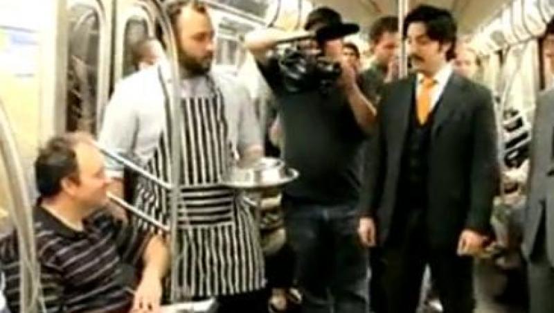VIDEO! Restaurant de lux la un metrou din New York