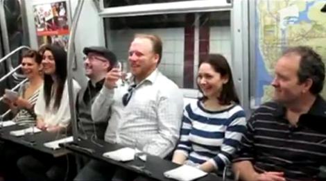 VIDEO! Surprize culinare la metroul din New York