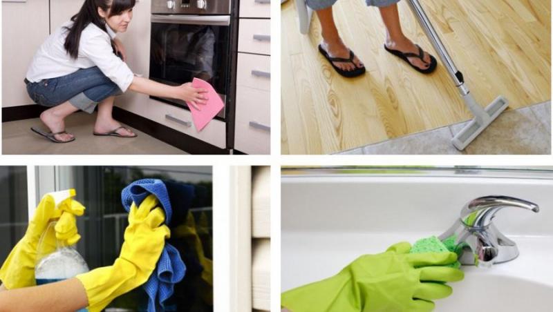 Cum sa fii eficient in curatenia casei