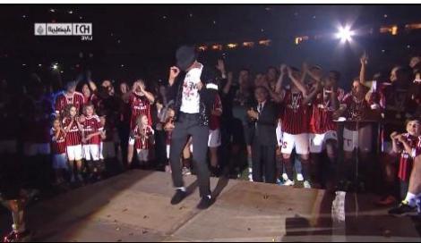 VIDEO! Boateng a dansat ca Michael Jackson la petrecerea lui Milan
