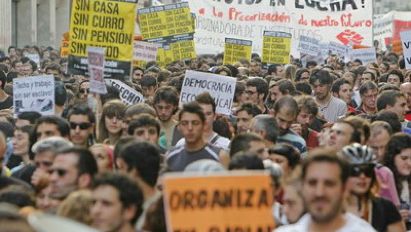 Spania: Proteste fata de masurile de austeritate in peste 50 de orase