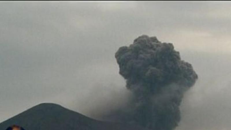 VIDEO! Unul din cei mai activi vulcani din Nicaragua a erupt