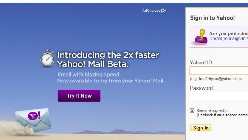 Yahoo isi relanseaza serviciul de e-mail pentru a face fata concurentei Gmail