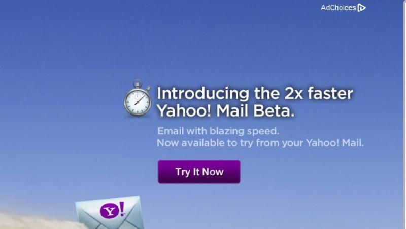 Yahoo isi relanseaza serviciul de e-mail pentru a face fata concurentei Gmail