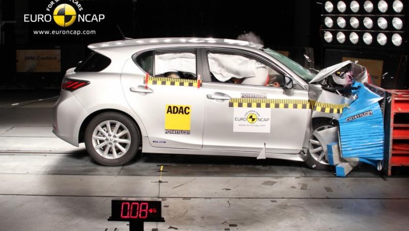 Siguranta: Lexus CT 200h a obtinut 5* EuroNCAP