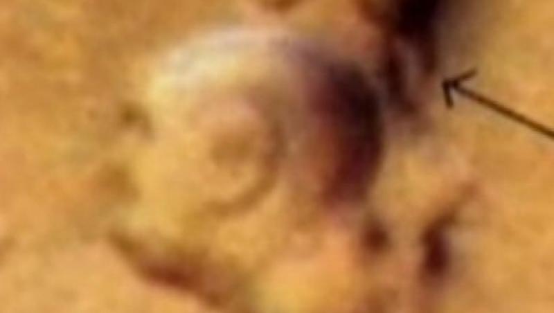 Pe Marte a fost detectata o forma de relief care seamana cu o fata umana!