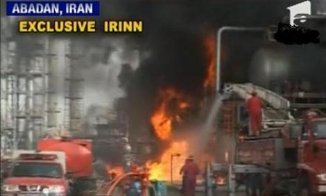 VIDEO! Explozie puternica la o rafinarie de petrol din Iran