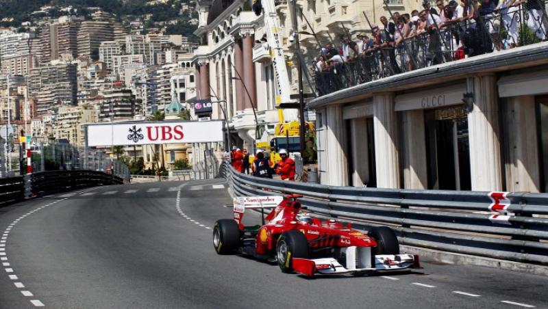 F1, MP Monaco: Vettel si Alonso, cei mai rapizi in antrenamente