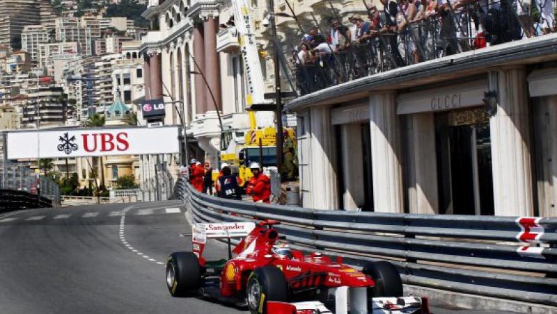F1, MP Monaco: Vettel si Alonso, cei mai rapizi in antrenamente