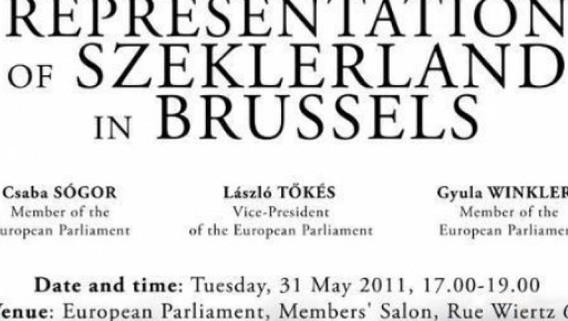 Tokes vrea sa deschida reprezentanta Tinutului Secuiesc la Bruxelles!