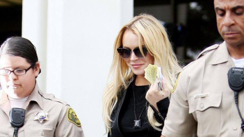 Lindsay Lohan, arestata la domiciliu