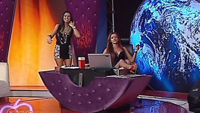 VIDEO! Bianca Dragusanu, cu picioarele pe biroul lui Capatos
