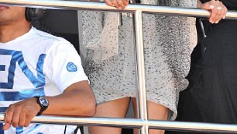 Nicole Scherzinger si-a sustinut iubitul, pe Lewis Hamilton, la Monaco Grand Prix