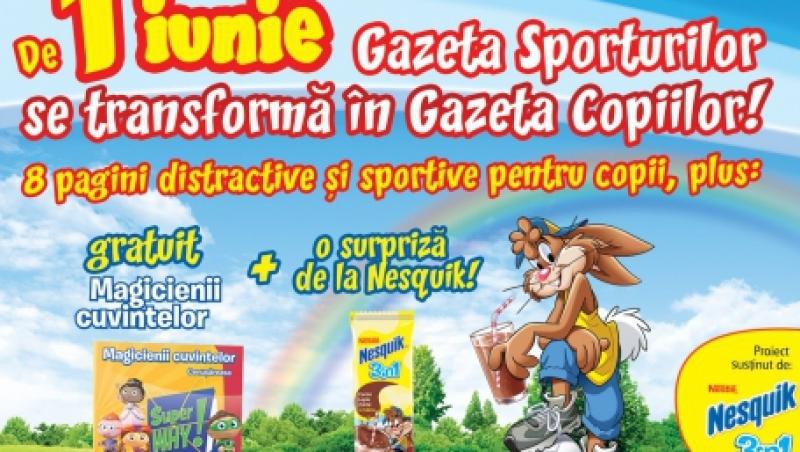 VIDEO! Cadou de 1 iunie pentru copii: Gazeta Sporturilor lanseaza Magicienii Cuvintelor