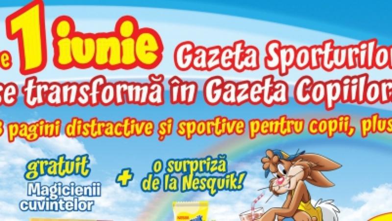 VIDEO! Cadou de 1 iunie pentru copii: Gazeta Sporturilor lanseaza Magicienii Cuvintelor
