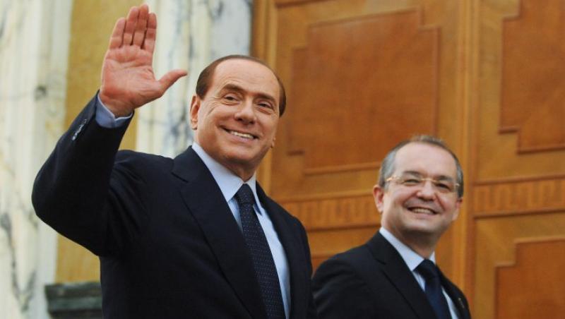 Silvio Berlusconi, primit de Traian Basescu la Cotroceni: Este vizita unui prieten