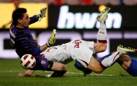 Steaua - Rapid 0-1/ Ros-albastrii, in pericol sa piarda cupele europene