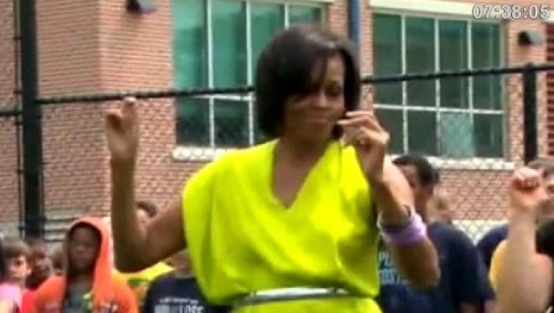 VIDEO! Vezi cum danseaza Michelle Obama!