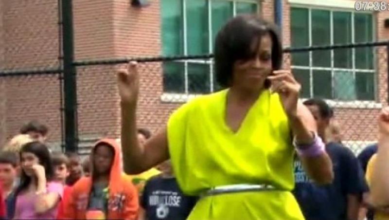 VIDEO! Vezi cum danseaza Michelle Obama!