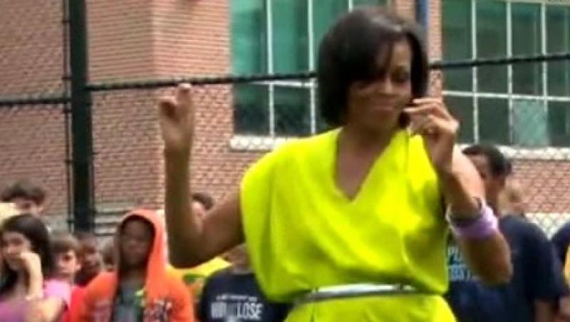 VIDEO! Vezi cum danseaza Michelle Obama!