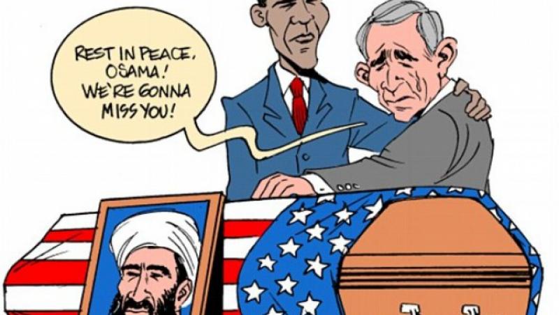 Galerie foto: Parodie la moartea lui bin Laden