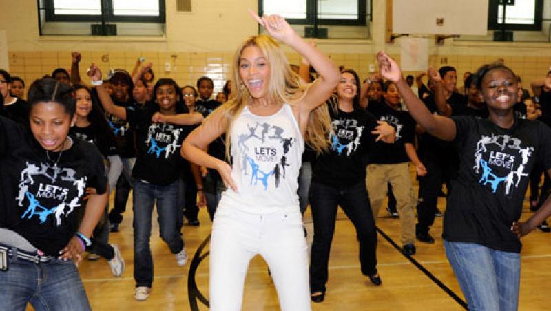VIDEO! Beyonce danseaza la ora de sport