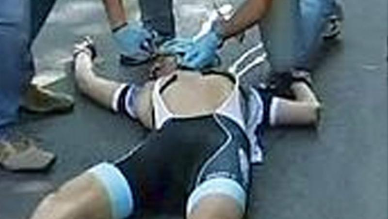 Accident tragic in Turul Italiei: Ciclistul Wouter Weylandt a murit