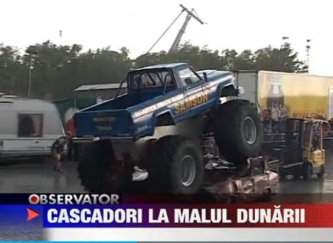 VIDEO! Monster truck show la Galati