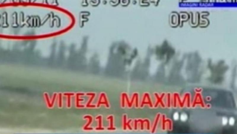 VIDEO! Prinsa conducand cu 211 km/h pe DN 85