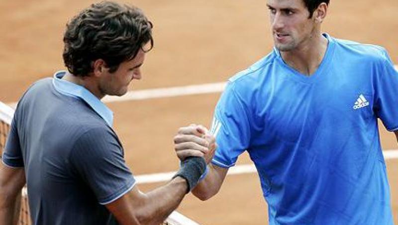 Federer - Djokovic, duel in semifinale la Roland Garros!