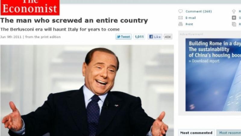 The Economist: Silvio Berlusconi, omul care a nenorocit o tara