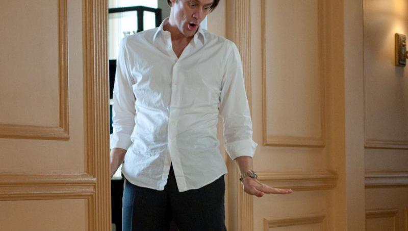 VIDEO! Jim Carrey si... pinguinii, pe covorul alb